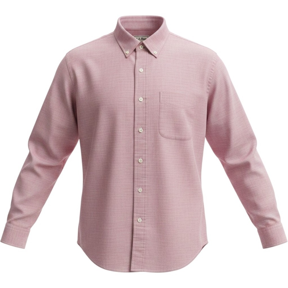 LL Bean Oxford Shirt Mens 15.5-34 Pink Excellent Vintage 90s Button Down J193R